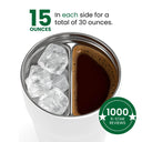 FREE 30oz DUAL BEVERAGE TUMBLER - Splitflask: 2-In-1 Stainless Steel Tumbler
