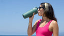 Girl sipping Splitflask