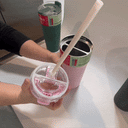 30oz DUAL CHAMBER TRAVEL MUGS FOR COFFEE & WATER