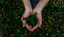 Hand picking up some soil and a small plant